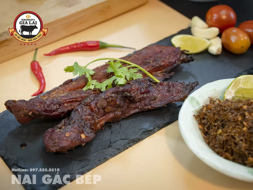 Nai gác bếp - Nai khô Gia Lai