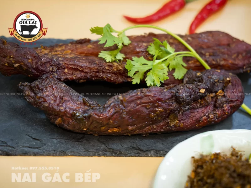 Nai gác bếp - Nai khô Gia Lai