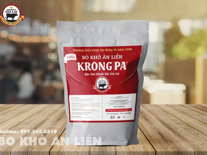 Bò khô ăn liền Krong Pa