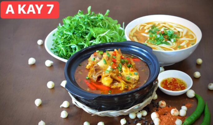 Bánh canh cá lóc A Kay Măng Đen