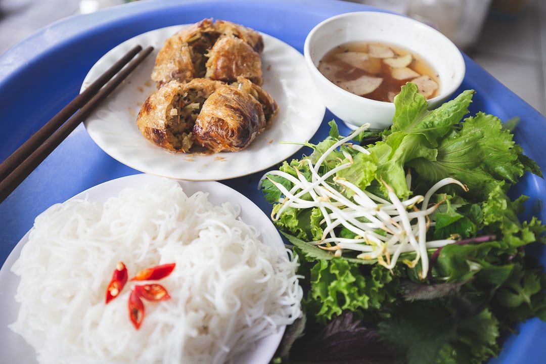 Nem cua be are fried crab spring rolls in Vietnamese cuisine
