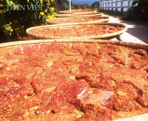 Đặc sản bò một nắng chấm muối kiến vàng trên vùng “chảo lửa” - Ảnh 5.